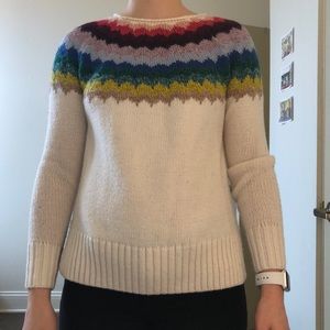 Chunky rainbow sweater